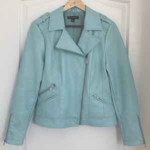 Faux Leather Moto Jacket